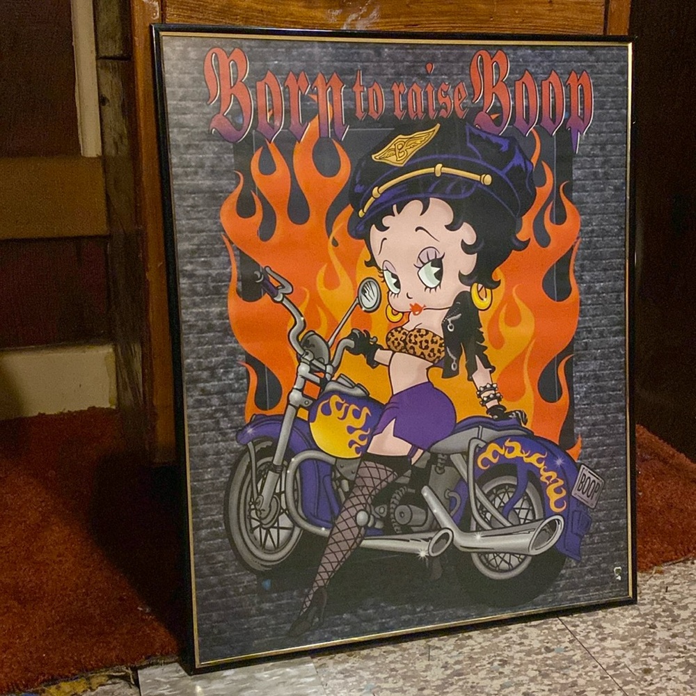 Vintage Berry Boop poster